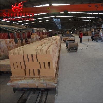 Bloque de aluminio de 230x114x65mm para ladrillo de revestimiento aislante de arcilla de peso ligero refractario rojo
