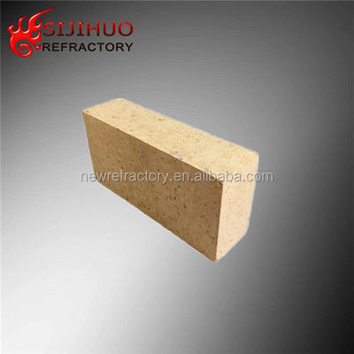 Bloque de aluminio amarillo para horno de vidrio 60 vida de calor cucharón ladrillo refractario personalización