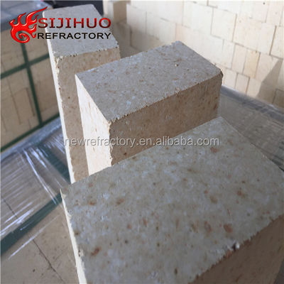 Bloque de aluminio amarillo para horno de vidrio 60 vida de calor cucharón ladrillo refractario personalización