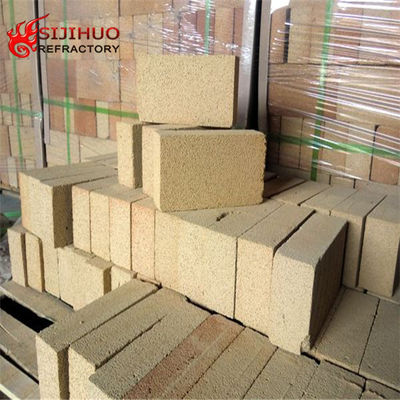 Alto aluminio amarillo claro 0.01 ladrillo aislante para hornos industriales ISO9001