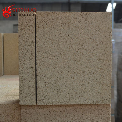 Alto aluminio amarillo claro 0.01 ladrillo aislante para hornos industriales ISO9001