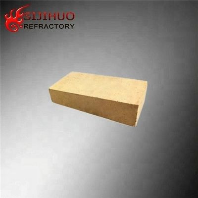 Refractoridad común ladrillo refractario de alumina amarillo para la fabricación de hornos de vidrio