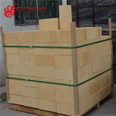 Tejas de ladrillo de andalucita de 230x114x65 mm para paredes ignífugas rojas en hornos industriales