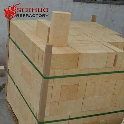 Tejas de ladrillo de andalucita de 230x114x65 mm para paredes ignífugas rojas en hornos industriales
