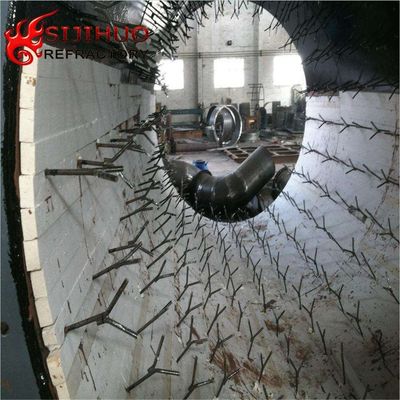 Material fundible refractario de bajo cimento certificado ISO9001 para hornos de tratamiento térmico