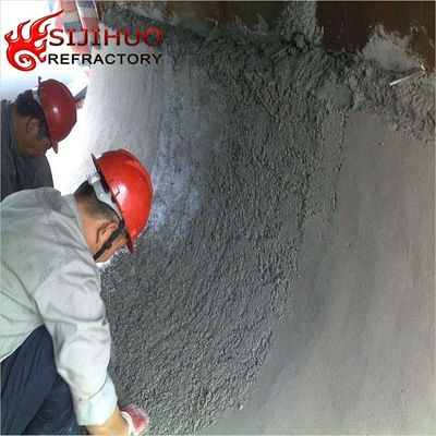Material fundible refractario de bajo cimento certificado ISO9001 para hornos de tratamiento térmico