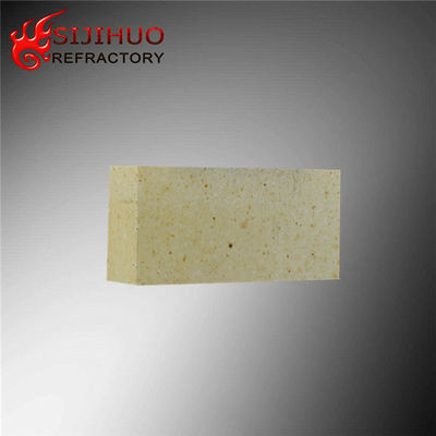 Contenido de SiO2 % 50%-65% Resistencia al alcalino ladrillo de aluminio amarillo para horno rotativo