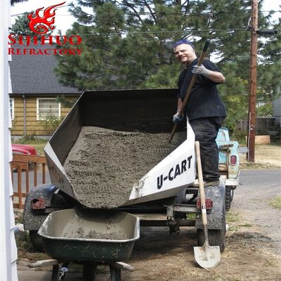 2017 Cemento refractario de baja calidad Castable con y rendimiento Densidad a granel 2,4-3,15 g/cm3