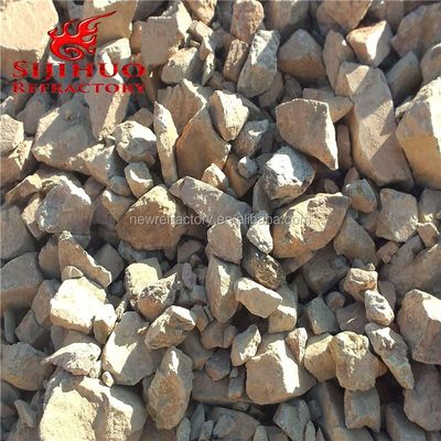 Bauxita calcinada de 2017 para densidad a granel de 2,45-3,30 g/cm3 y alto grado de refractividad