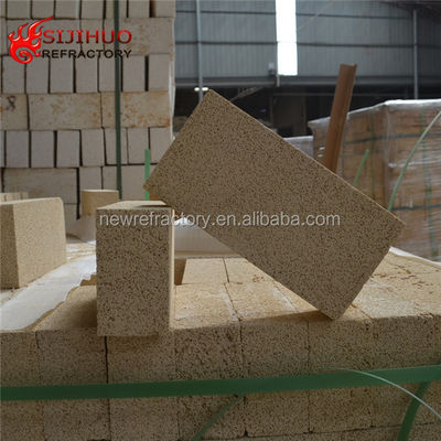 Gran cantidad de ladrillo aislante de aluminio con 1,2-1,4% de contenido de SiC y 0,8-1,2% de contenido de MgO