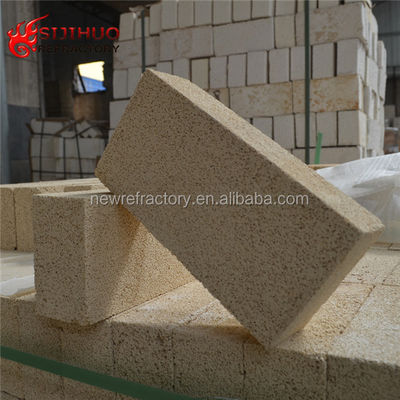 Gran cantidad de ladrillo aislante de aluminio con 1,2-1,4% de contenido de SiC y 0,8-1,2% de contenido de MgO