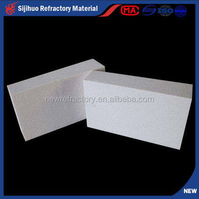 Contenido de SiC de horno de revestimiento mullite ladrillo aislante para un rendimiento duradero