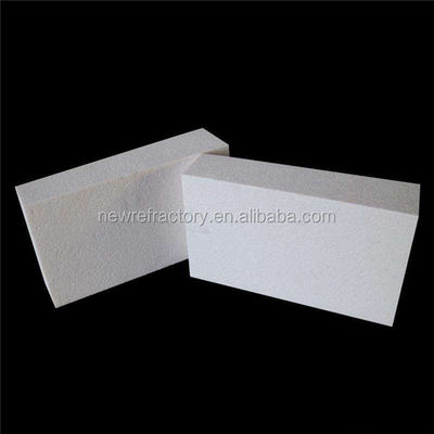 230x114x65mm Bloque de fuego blanco puro mullite aislante térmico ladrillo de conservación del calor