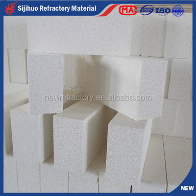 230x114x65mm Bloque de fuego blanco puro mullite aislante térmico ladrillo de conservación del calor