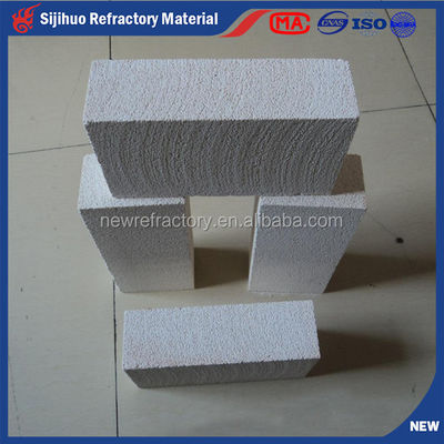 230x114x65mm Bloque de fuego blanco puro mullite aislante térmico ladrillo de conservación del calor