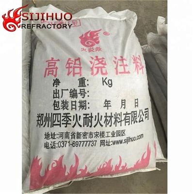 Cementos de aluminato de alta refractoría para el bloque de alumina CaO de 1,2% ~ 3,0%