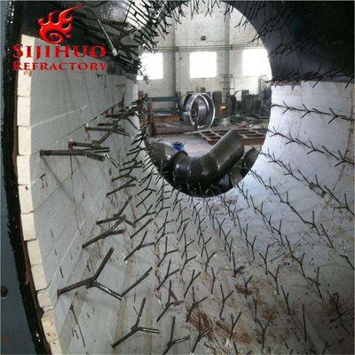 Cemento fundible refractario de alta alumina de flujo propio con densidad de 2.4-3.15 g/cm3