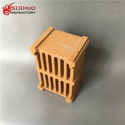 Contenido de SiC de 1,2-1,4% 230x114x65 mm ladrillo refractario de rejilla para hornos industriales