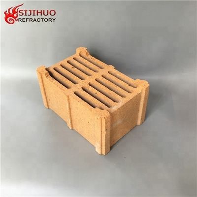 Contenido de SiC de 1,2-1,4% 230x114x65 mm ladrillo refractario de rejilla para hornos industriales