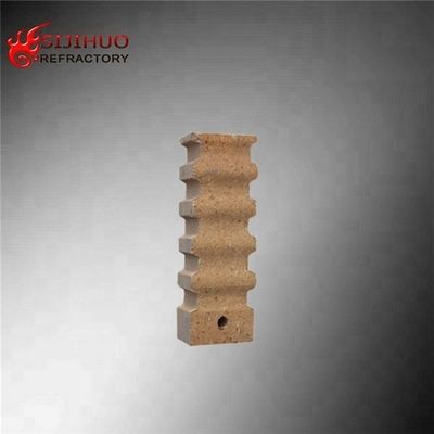 2018 ladrillo refractario de anclaje con DENSIDAD BULK 2.0-2.5g/cm3 y contenido de CaO % 0.34%