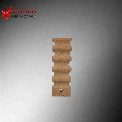 2018 ladrillo refractario de anclaje con DENSIDAD BULK 2.0-2.5g/cm3 y contenido de CaO % 0.34%