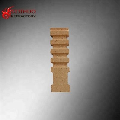 2018 ladrillo refractario de anclaje con DENSIDAD BULK 2.0-2.5g/cm3 y contenido de CaO % 0.34%