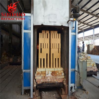 Bloque de aluminio amarillo de ladrillo de arcilla de fuego 230 * 114 * 65mm para aplicaciones de alta temperatura