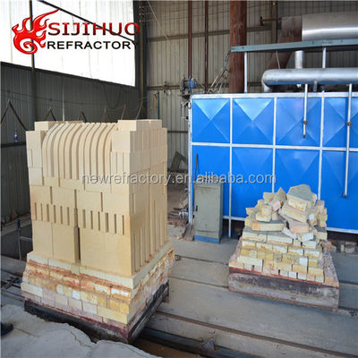 Bloque de alumina de alta refractoría para planta de horno de cemento de ladrillos