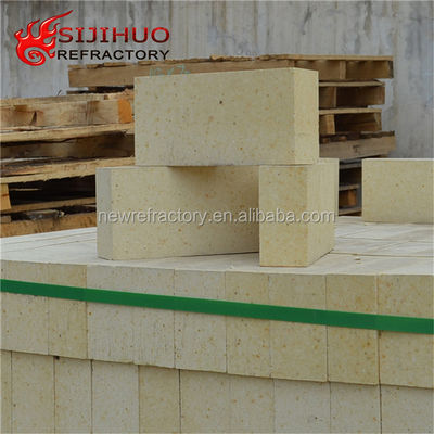 230x114x65 mm ladrillo de fuego de aluminio alto amarillo para revestimiento 48-83 Al2O3