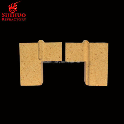 ladrillo de fuego para horno de calefacción 230x114x65mm Tamaño y contenido de SiO2 de 43-58%