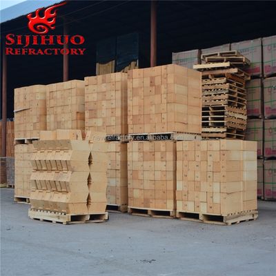 50 MT/día de ladrillos refractarios de capacidad para hornos industriales amarillos de la fábrica refractaria de Sijihuo