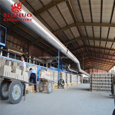 50 MT/día de ladrillos refractarios de capacidad para hornos industriales amarillos de la fábrica refractaria de Sijihuo