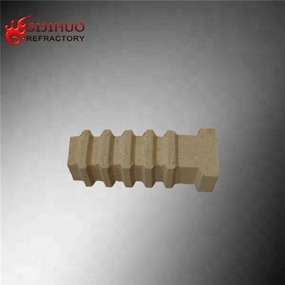 Bloque de alumina amarilla de forma personalizada Fuego de arcilla ladrillo de anclaje para soluciones personalizadas