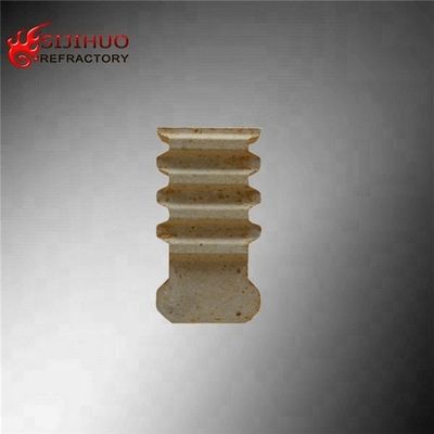 Bloque de alumina amarilla de forma personalizada Fuego de arcilla ladrillo de anclaje para soluciones personalizadas