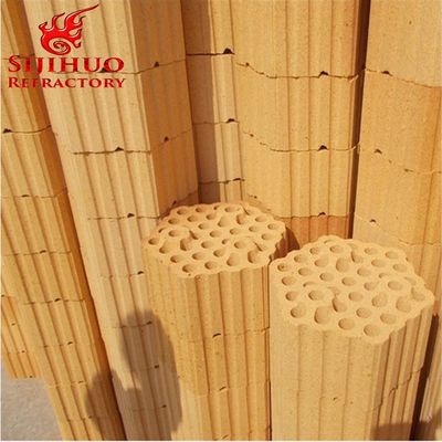 50-65% de contenido de SiO2 ladrillos de arcilla de fuego para la construcción de estufas de alta velocidad calientes de larga duración