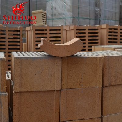ladrillos de tipo arcilla de fuego certificados ISO9001 para la construcción de arcos de horno