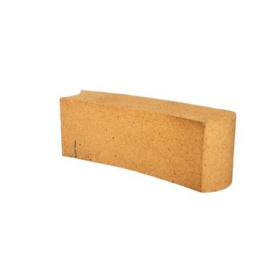 230x114x65 mm ladrillo de fuego curvo redondo resistente al fuego con certificado ISO9001