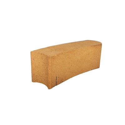 230x114x65 mm ladrillo de fuego curvo redondo resistente al fuego con certificado ISO9001