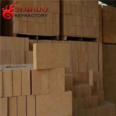 230x114x65mm ladrillo de arcilla de fuego rojo para pozo con un contenido de CaO del 0,34%