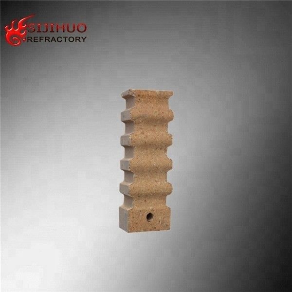 2018 ladrillo refractario de anclaje con DENSIDAD BULK 2.0-2.5g/cm3 y contenido de CaO % 0.34%