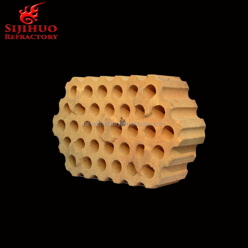 ladrillo de fuego para horno de calefacción 230x114x65mm Tamaño y contenido de SiO2 de 43-58%